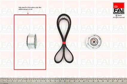 Комплект ременя ГРМ FAI AUTOPARTS TBK90 - zapix