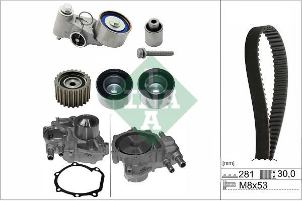 Комплект ременя ГРМ SCHAEFFLER INA 530056330 - zapix