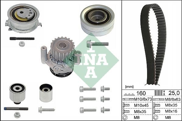 Комплект ременя ГРМ SCHAEFFLER INA 530055032 - zapix