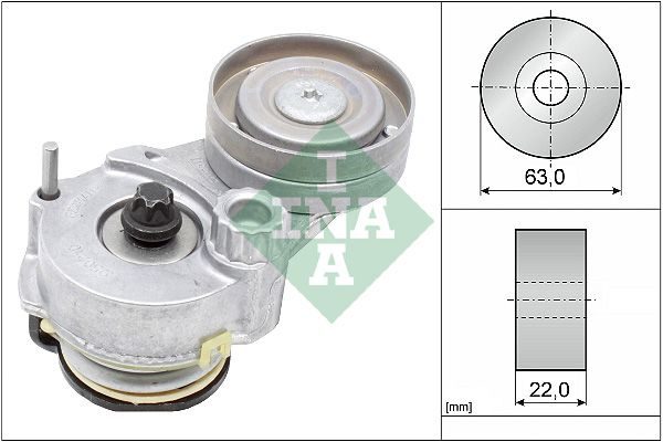 Натяжний пристрій ременя поліклінового SCHAEFFLER INA 534014710 - zapix