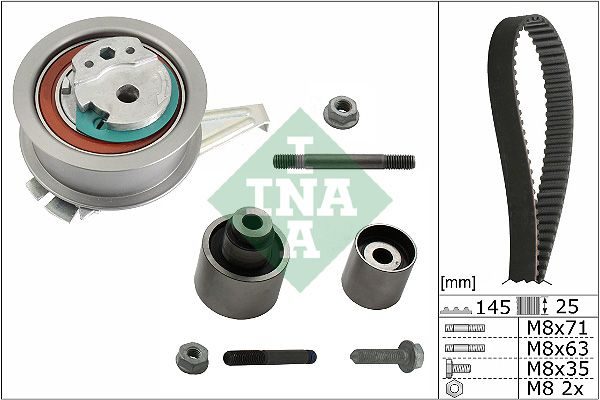Комплект ременя ГРМ SCHAEFFLER INA 530075910 - zapix