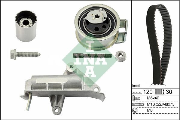 Комплект ременя ГРМ SCHAEFFLER INA 530017710 - zapix