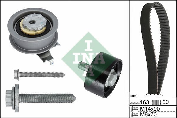 Комплект ременя ГРМ SCHAEFFLER INA 530071110 - zapix