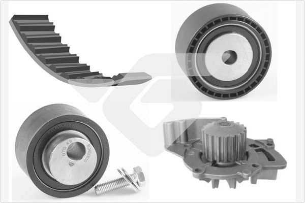 Комплект ременя ГРМ HUTCHINSON KH197WP60 - zapix