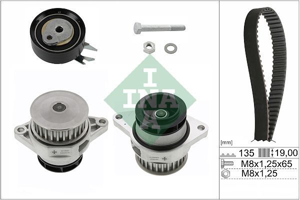 Комплект ременя ГРМ SCHAEFFLER INA 530016630 - zapix