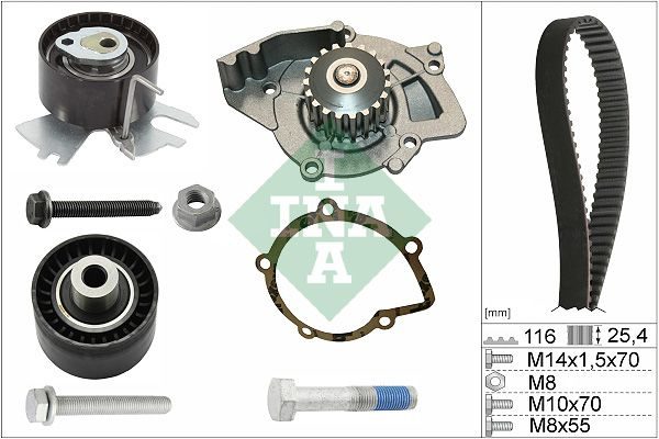Комплект ременя ГРМ SCHAEFFLER INA 530055831 - zapix