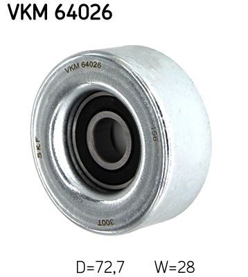 Обвідний ролик ременя приводного SKF VKM64026 - zapix