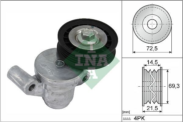 Натяжний пристрій ременя поліклінового SCHAEFFLER INA 534070510 - zapix
