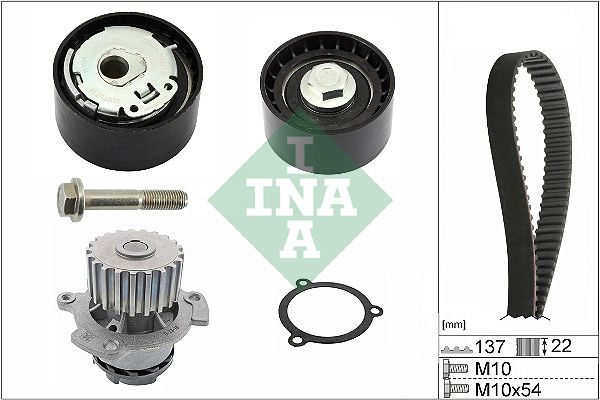 Комплект ременя ГРМ SCHAEFFLER INA 530053630 - zapix