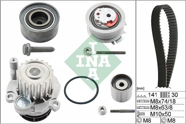Комплект ременя ГРМ SCHAEFFLER INA 530040530 - zapix
