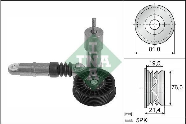 Натяжний пристрій ременя поліклінового SCHAEFFLER INA 534001410 - zapix