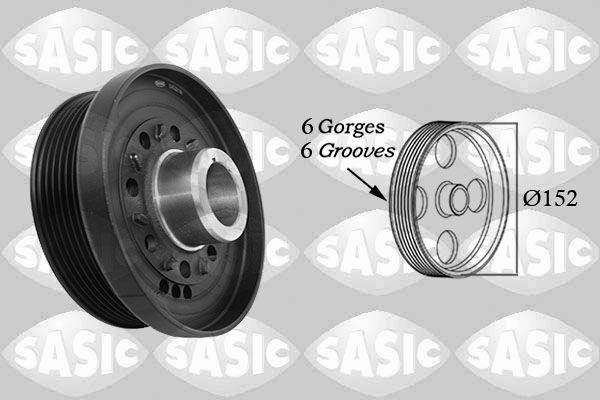 Шків колінвалу SASIC 2156090 - zapix