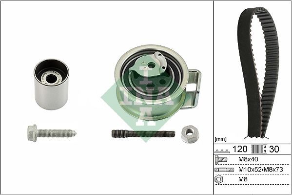 Комплект ременя ГРМ SCHAEFFLER INA 530017610 - zapix