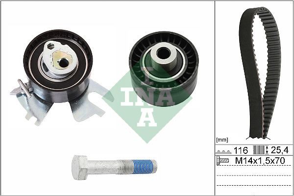 Комплект ременя ГРМ SCHAEFFLER INA 530044910 - zapix