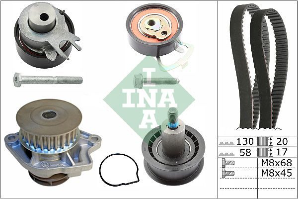 Комплект ременя ГРМ SCHAEFFLER INA 530053830 - zapix