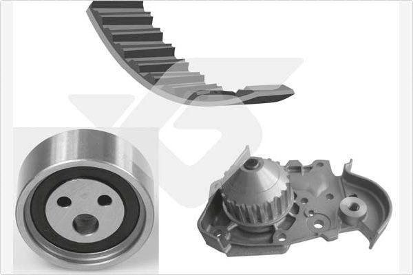 Комплект ременя ГРМ HUTCHINSON KH127WP29 - zapix