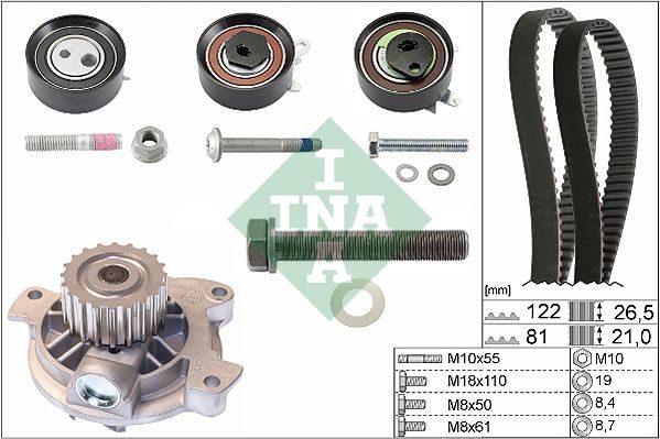 Комплект ременя ГРМ SCHAEFFLER INA 530048330 - zapix
