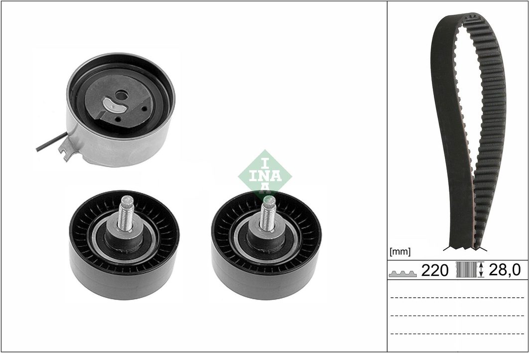 Комплект ременя ГРМ SCHAEFFLER INA 530045610 - zapix