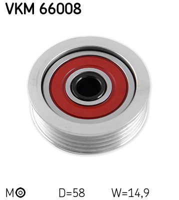 Натяжний пристрій ременя поліклінового SKF VKM66008 - zapix