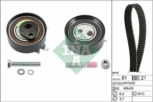 Комплект ременя ГРМ SCHAEFFLER INA 530006210 - zapix