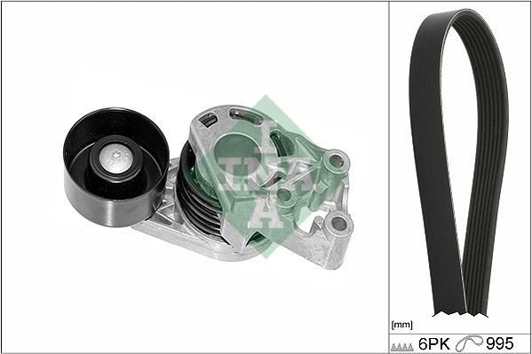 Комплект поліклинових ременів SCHAEFFLER INA 529037810 - zapix