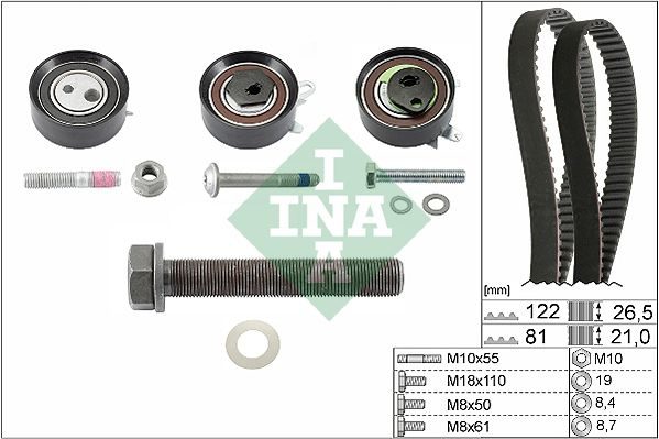 Комплект ременя ГРМ SCHAEFFLER INA 530048410 - zapix