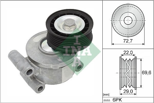 Натяжний пристрій ременя поліклінового SCHAEFFLER INA 534024910 - zapix