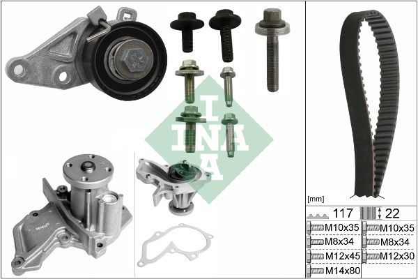Комплект ременя ГРМ SCHAEFFLER INA 530014030 - zapix