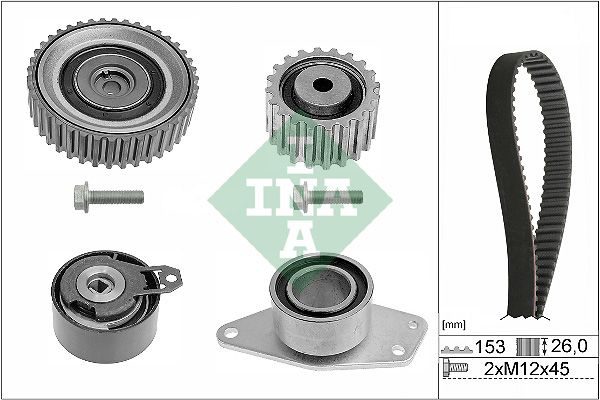 Комплект ременя ГРМ SCHAEFFLER INA 530019410 - zapix