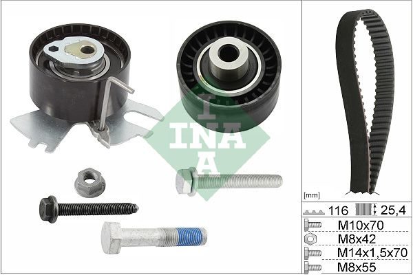 Комплект ременя ГРМ SCHAEFFLER INA 530055810 - zapix