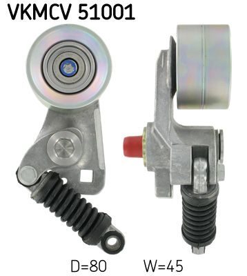 Натяжний пристрій ременя поліклінового SKF VKMCV51001 - zapix