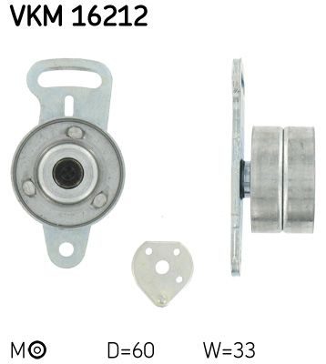 Натяжний ролик ГРМ SKF VKM16212 - zapix