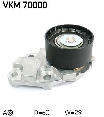 Натяжний ролик ГРМ SKF VKM70000 - zapix