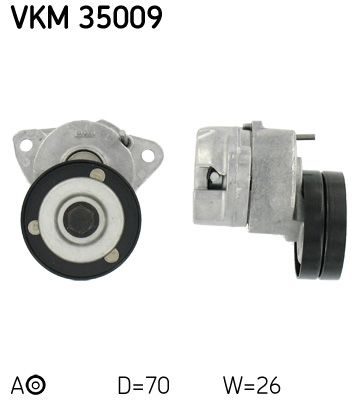 Натяжний пристрій ременя поліклінового SKF VKM35009 - zapix