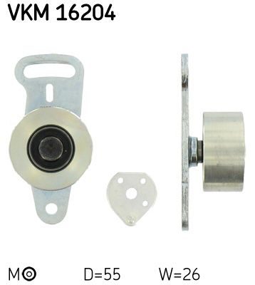 Натяжний ролик ГРМ SKF VKM16204 - zapix