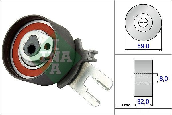 Натяжний ролик ГРМ SCHAEFFLER INA 531085910 - zapix