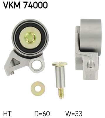 Натяжний ролик ГРМ SKF VKM74000 - zapix