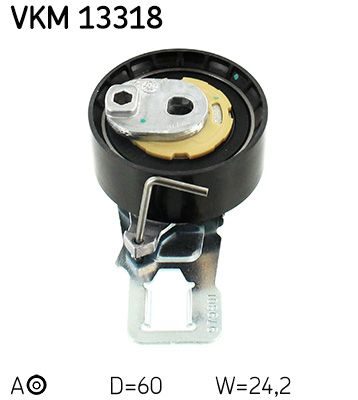 Натяжний ролик ГРМ SKF VKM13318 - zapix