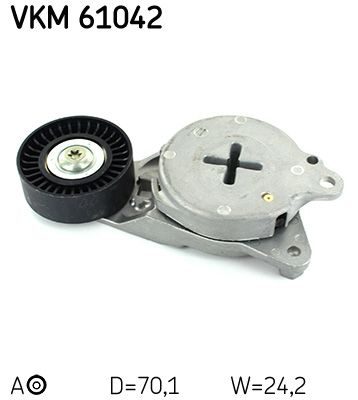 Натяжний пристрій ременя поліклінового SKF VKM61042 - zapix