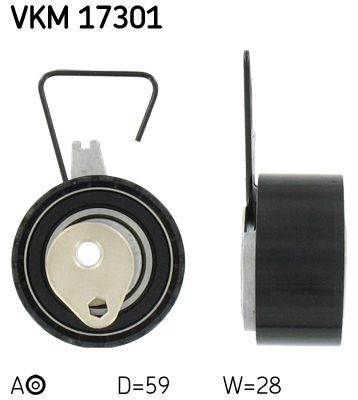 Натяжний ролик ГРМ SKF VKM17301 - zapix