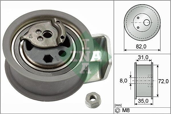 Натяжний ролик ГРМ SCHAEFFLER INA 531043620 - zapix