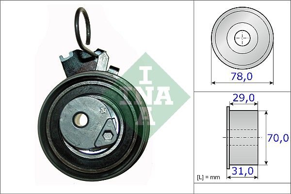 Натяжний ролик ГРМ SCHAEFFLER INA 531053210 - zapix