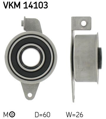 Натяжний ролик ГРМ SKF VKM14103 - zapix