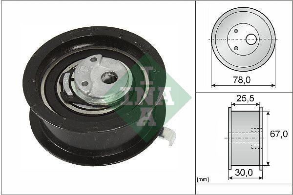 Натяжний ролик ГРМ SCHAEFFLER INA 531025130 - zapix