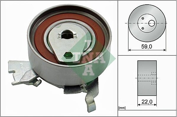 Натяжний ролик ГРМ SCHAEFFLER INA 531027330 - zapix
