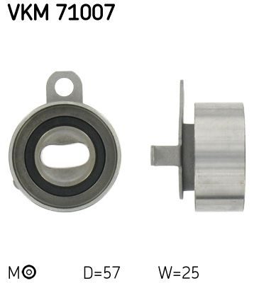 Натяжний ролик ГРМ SKF VKM71007 - zapix