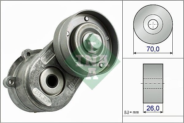 Натяжний пристрій ременя поліклінового SCHAEFFLER INA 534044810 - zapix
