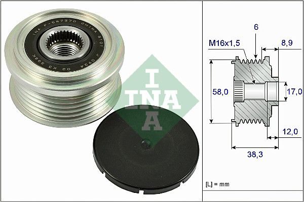 Муфта генератора SCHAEFFLER INA 535026610 - zapix