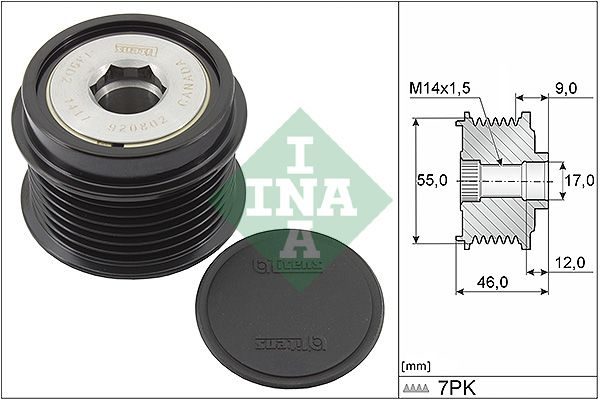 Муфта генератора SCHAEFFLER INA 535019810 - zapix