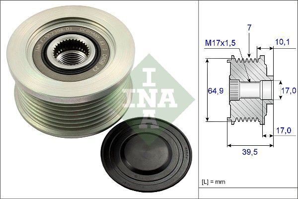 Муфта генератора SCHAEFFLER INA 535017710 - zapix
